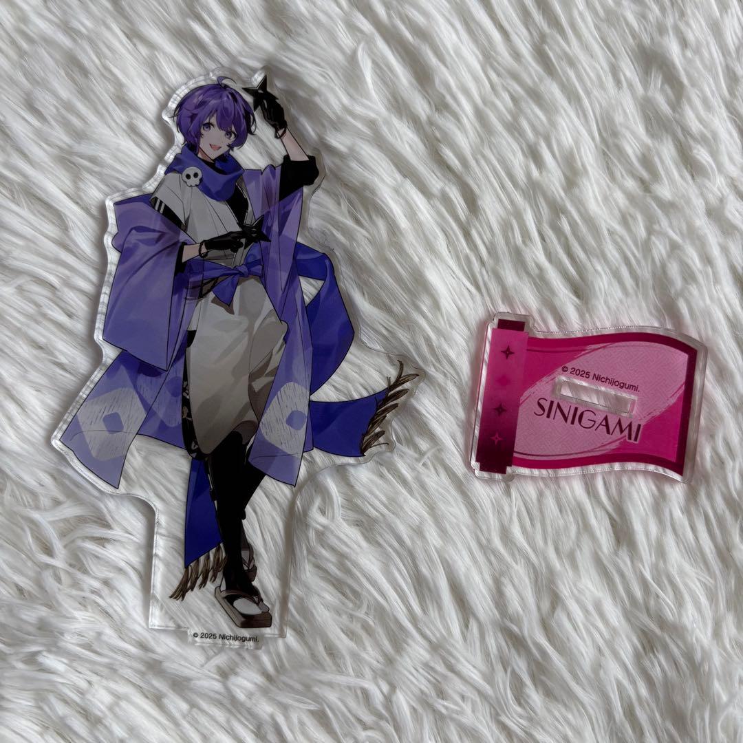 日常組 しにがみ アクスタ 缶バッチ カード キーホルダー 全30点セット