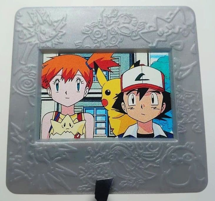 Meiji ポケモン ピクチャーフレーム　サトシ　カスミ　ピカチュウ　トゲピー