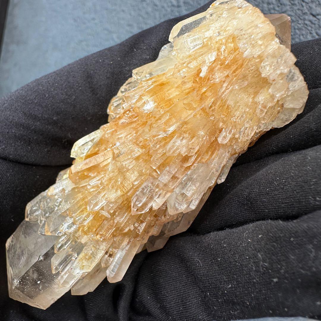 【金運】希少❗️レインボー☆両剣❗️超綺麗♡シトリン スピリットクォーツA1612
