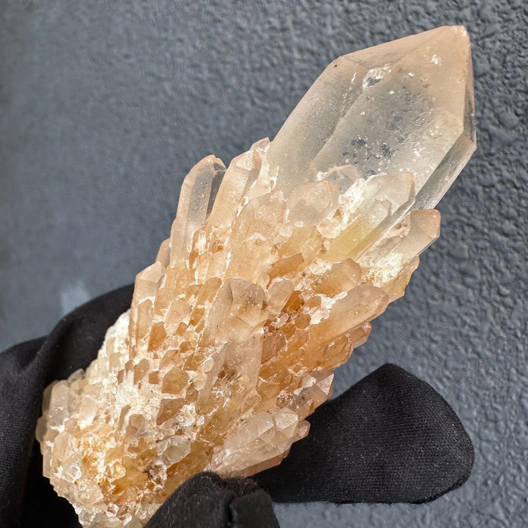 【金運】希少❗️レインボー☆両剣❗️超綺麗♡シトリン スピリットクォーツA1612