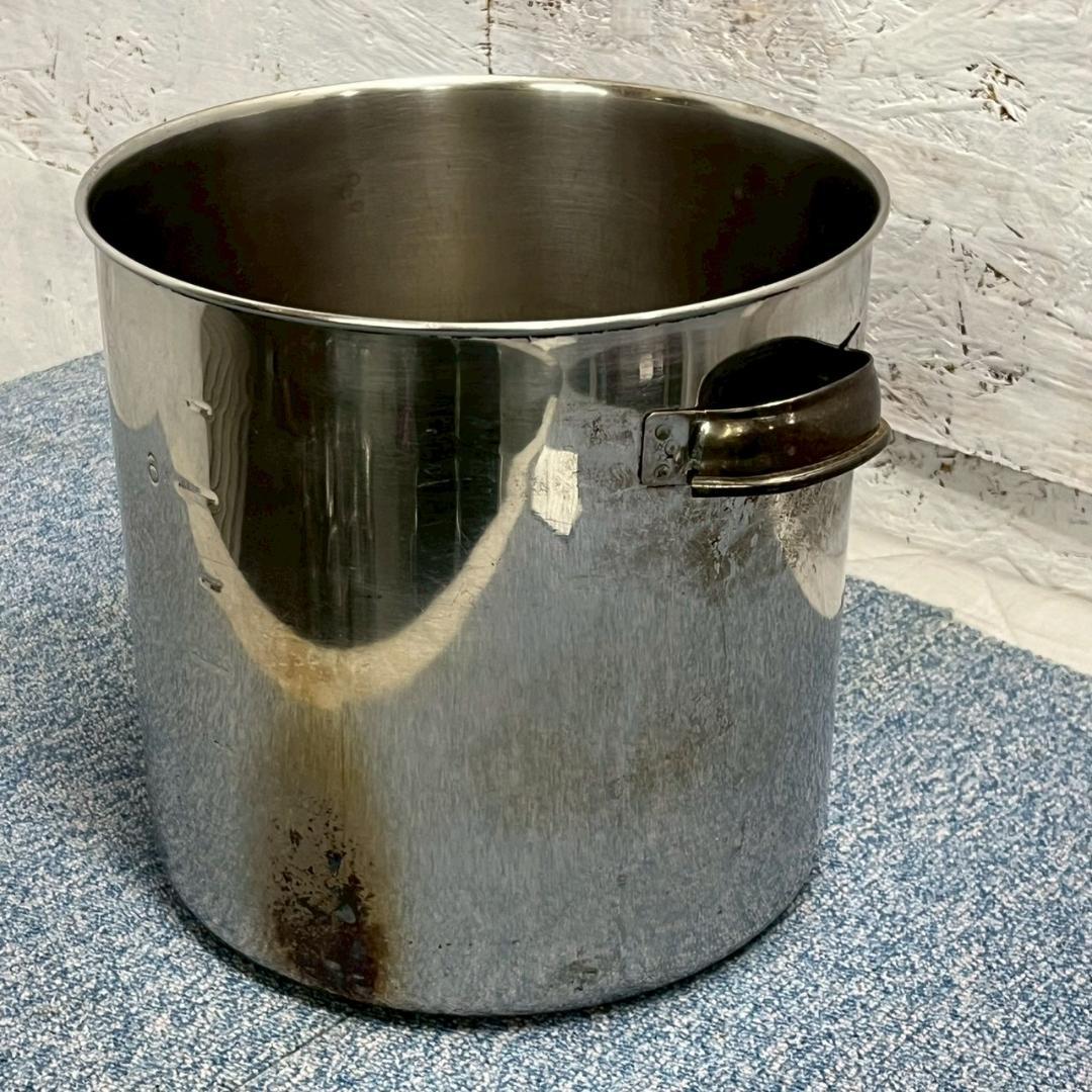 【厨房機器】 ステンレス製 22cm 寸胴鍋 厨房 厨房機器 13 A1532