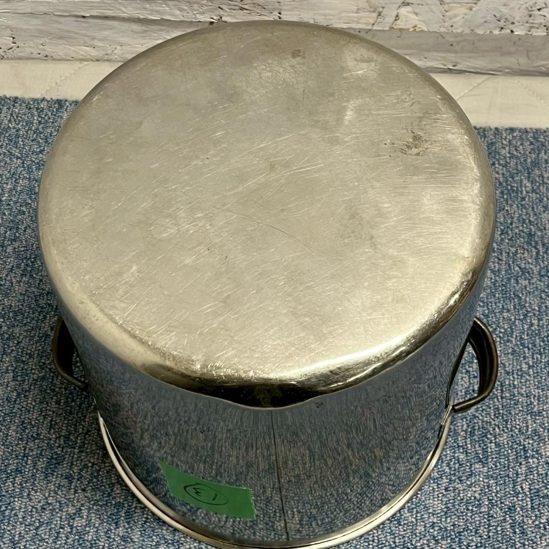 【厨房機器】 ステンレス製 22cm 寸胴鍋 厨房 厨房機器 13 A1532