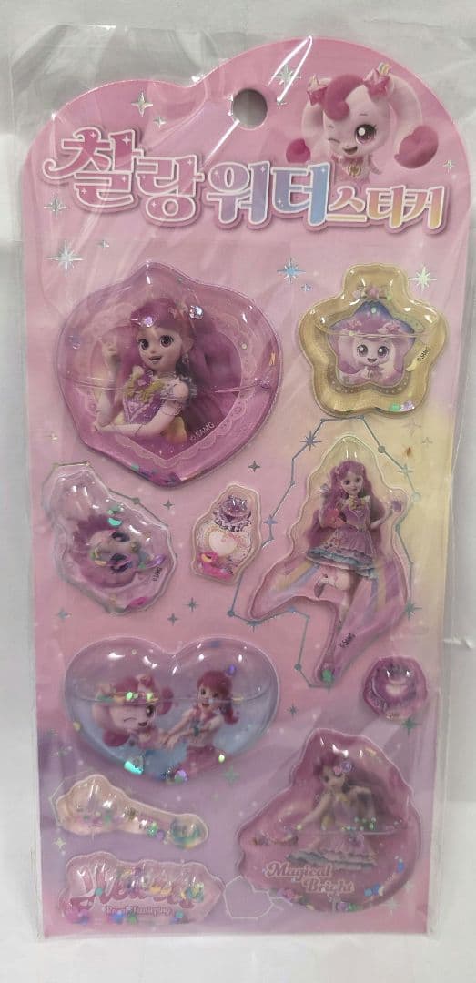 韓国シールまとめ売り3Dシール10枚ポケモンティニピンキティミッフィーポンドロ