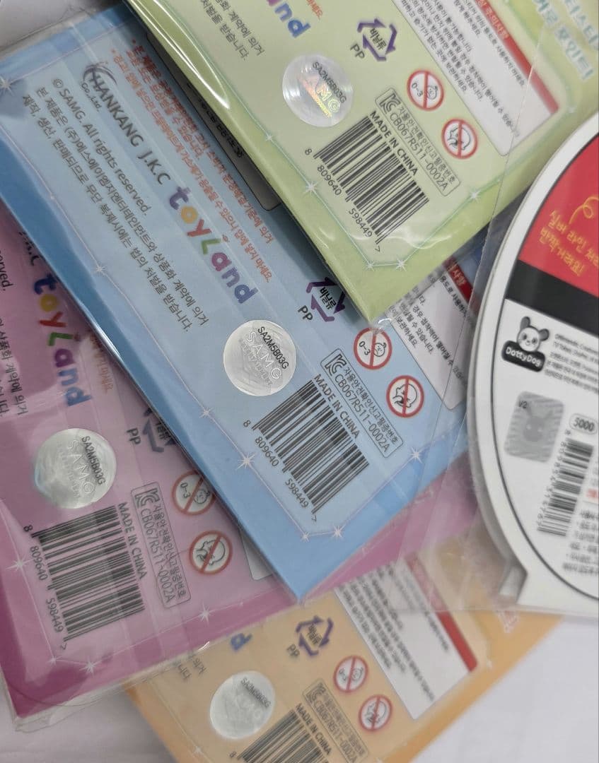 韓国シールまとめ売り3Dシール10枚ポケモンティニピンキティミッフィーポンドロ