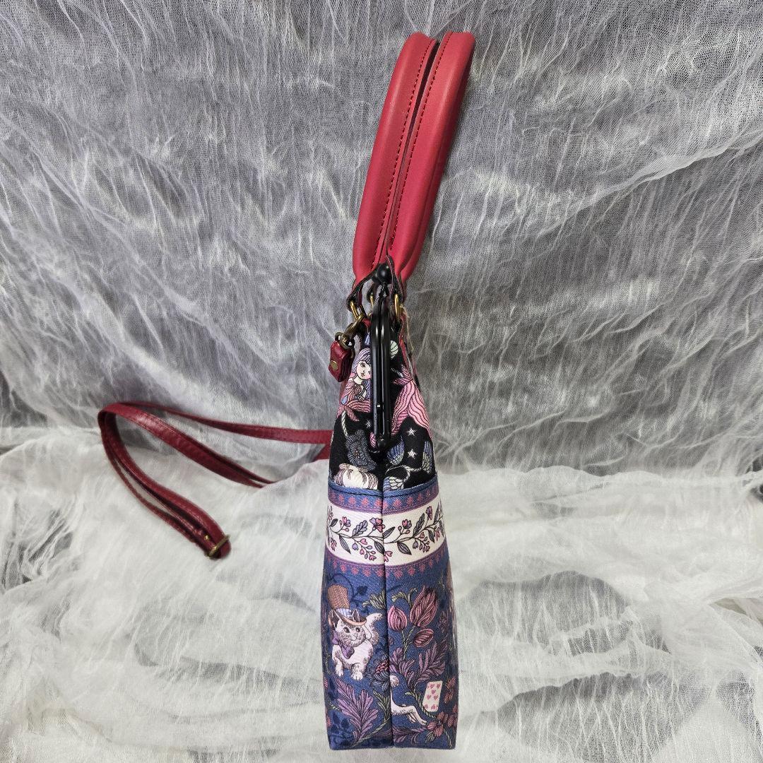 ハンドメイド　親子ガマ口バッグ　ジョリーフルール