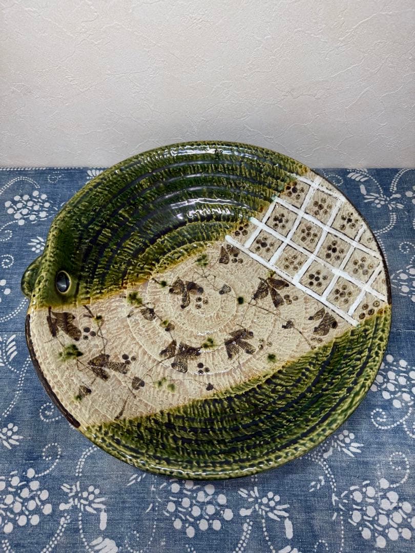 織部焼片口