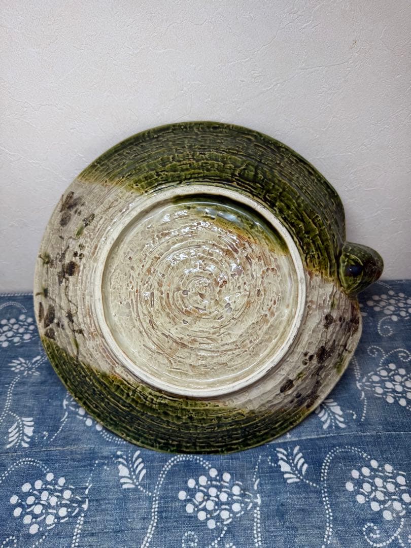 織部焼片口