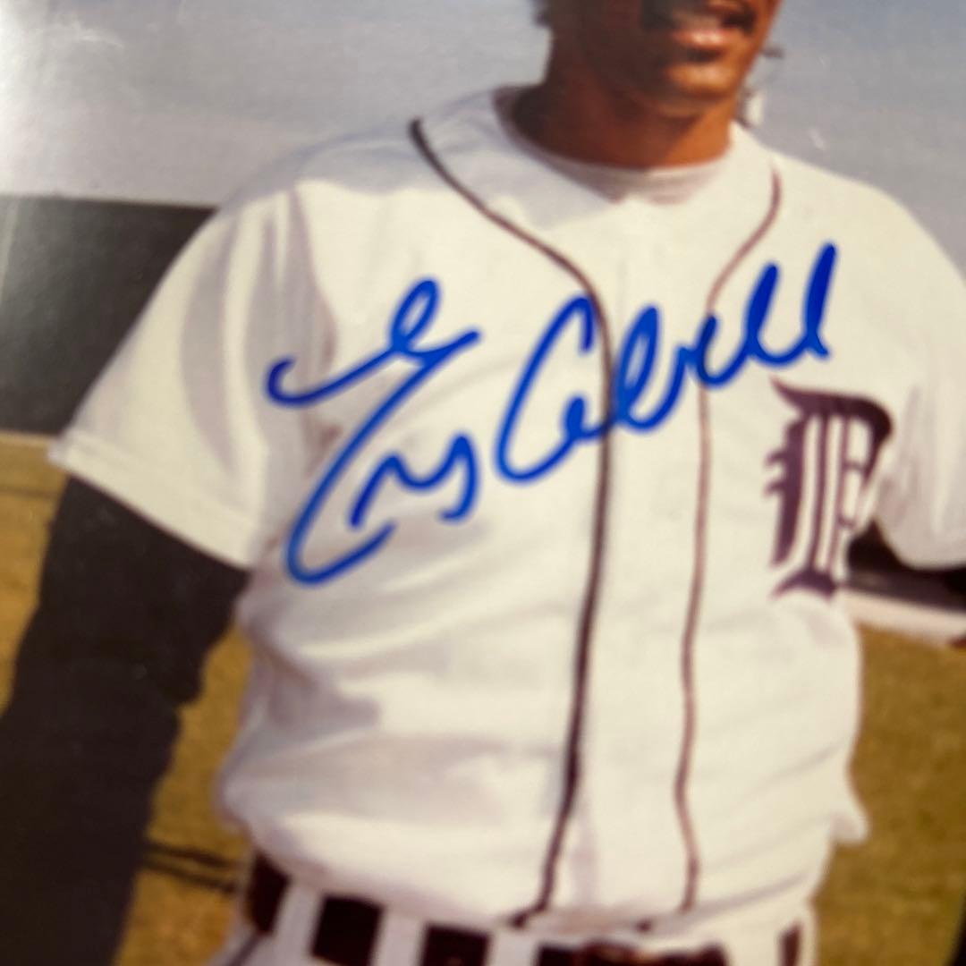 MLB  イーノスカベル　直筆サイン入りフォト　デトロイトタイガース　メジャー