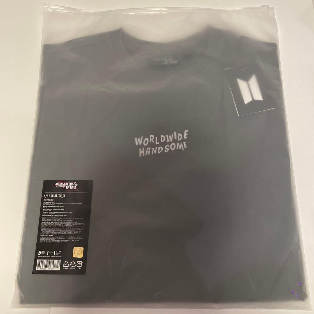 RUNSEOKJIN コヤン WWH グレー Tシャツ エル 新品 未開封 Ｌ