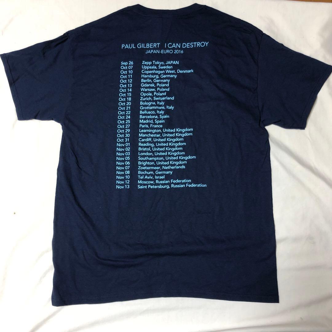 新品未使用 ポール・ギルバート Paul gilbert ライブ ツアー2016