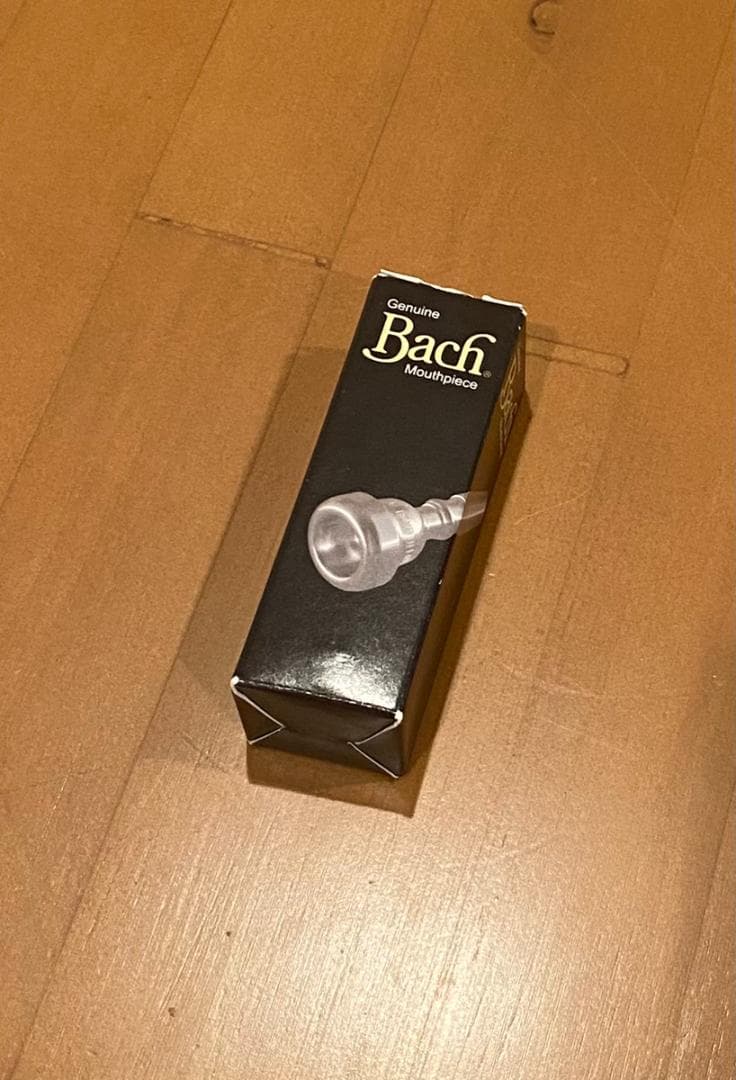 バック トランペット マウスピース 1 1/4C 銀メッキ仕上げ