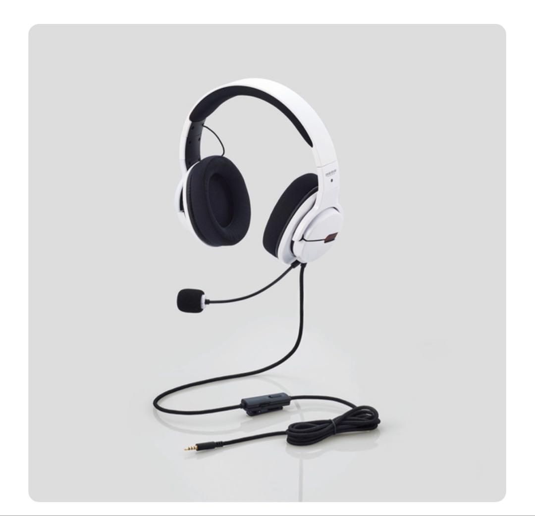 【新品未使用】エレコム　ARMA ゲーミングヘッドセットHS-ARMA100WH