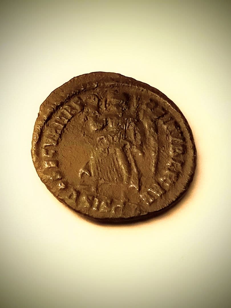 ウァレンティニアヌスⅠ世   銅貨 アンティーク 20220511c