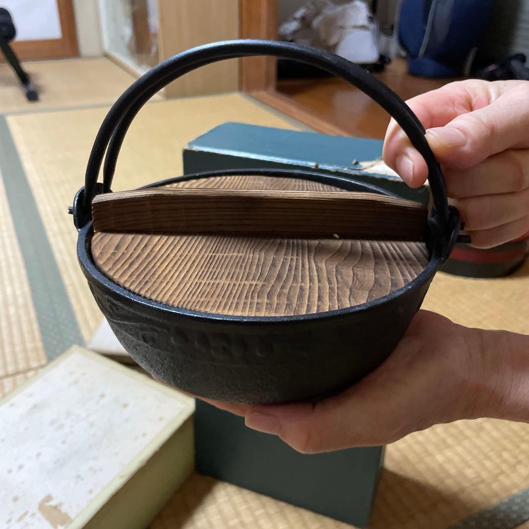 本場盛岡　南部鉄器　鍋　2個セット　岩鋳