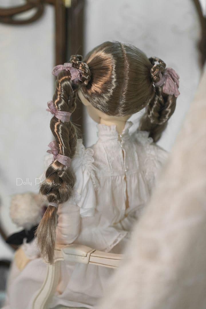 MH220 BJD 1/3 人形 ドール　用ウィッグ カツラ 耐熱 ハンドメイド