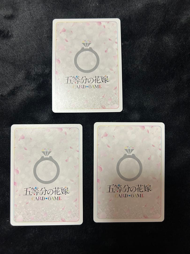 ごとカド　三玖サイン　3枚セット