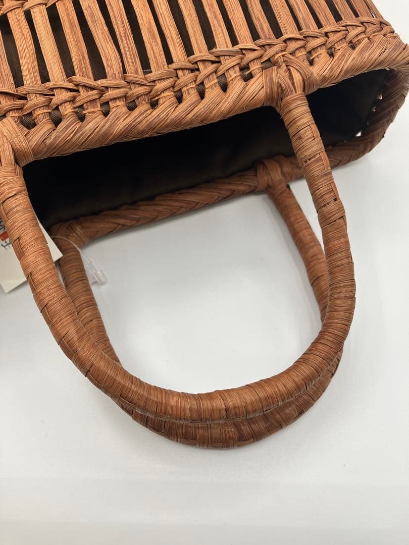 山葡萄バッグ　垣根網 手編み　籠　和装　きものKIMONO 特別価格　限定1点