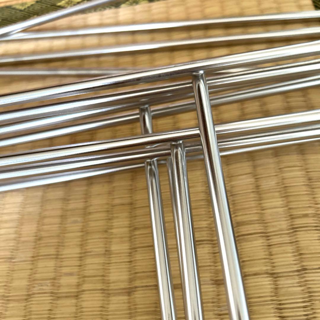 無印良品 ステンレスユニットシェルフ オーク材棚 ワイド 小 2台セット