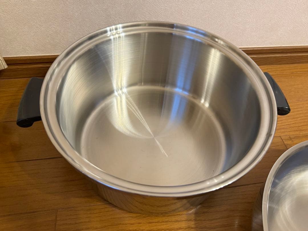 【未使用】 美品　6Lシチューパン　Amway 両手鍋　おまけレシピ