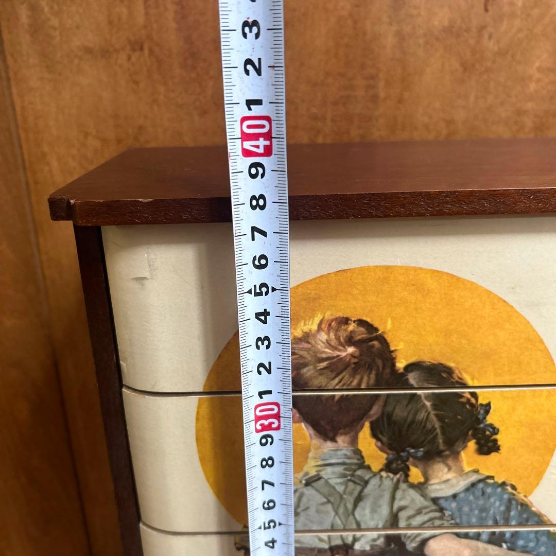 SANKYOオルゴール付きアンティーク調アクセサリーボックスジュエリーボックス