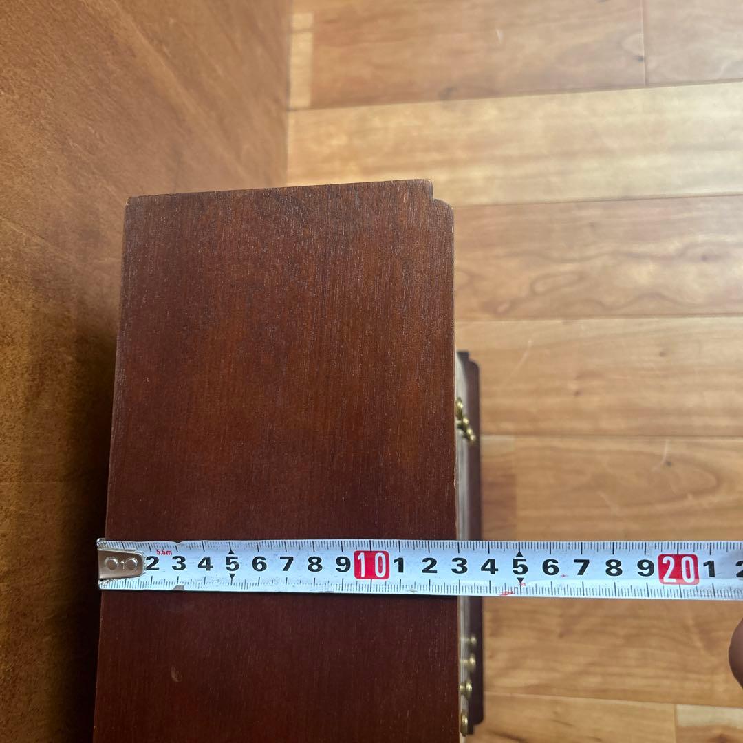SANKYOオルゴール付きアンティーク調アクセサリーボックスジュエリーボックス