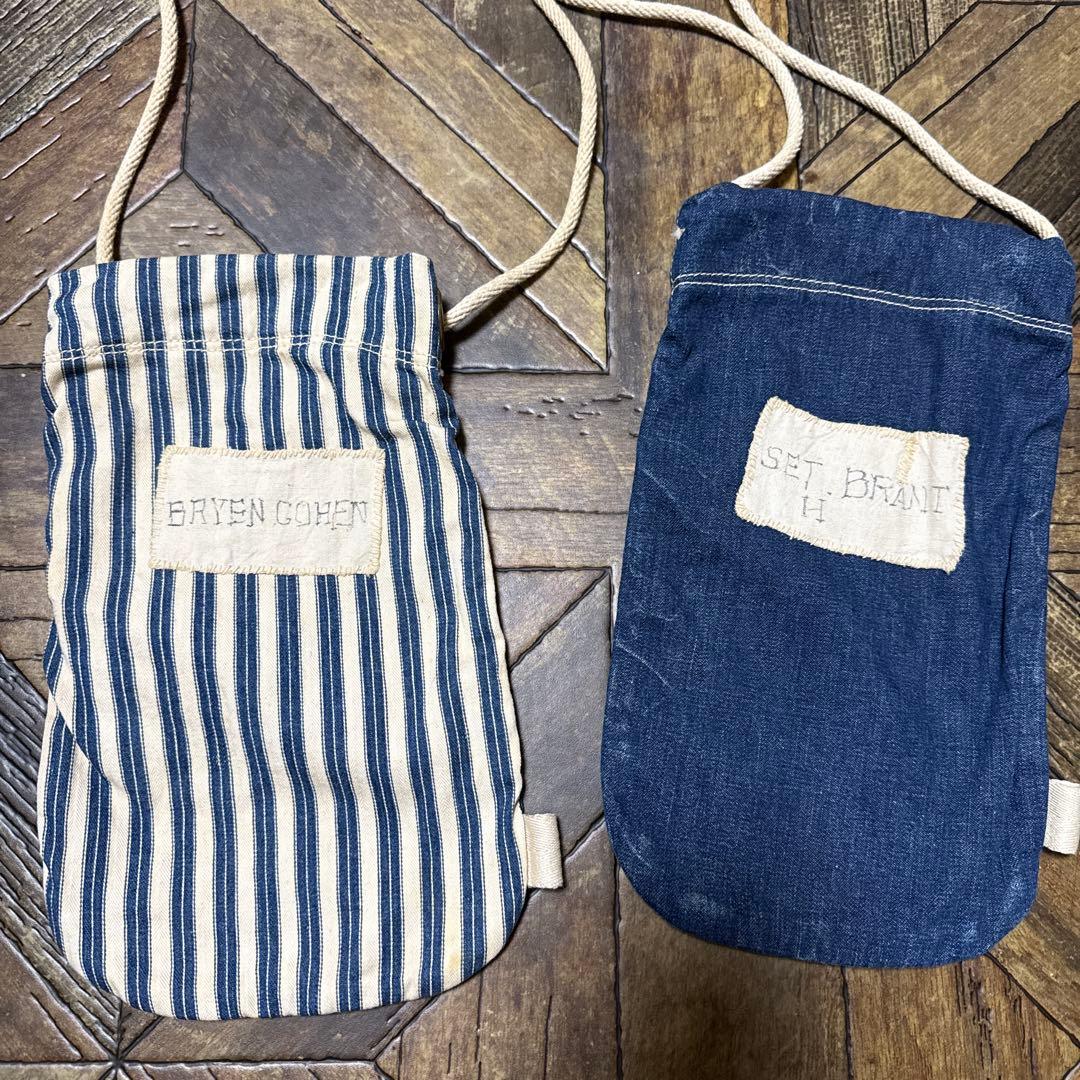 アダクワッタさん　ハンドメイド　ヴィンテージ　バッグ　2点セット