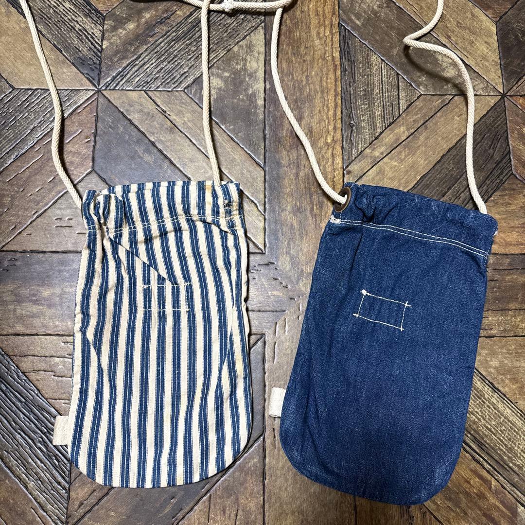 アダクワッタさん　ハンドメイド　ヴィンテージ　バッグ　2点セット