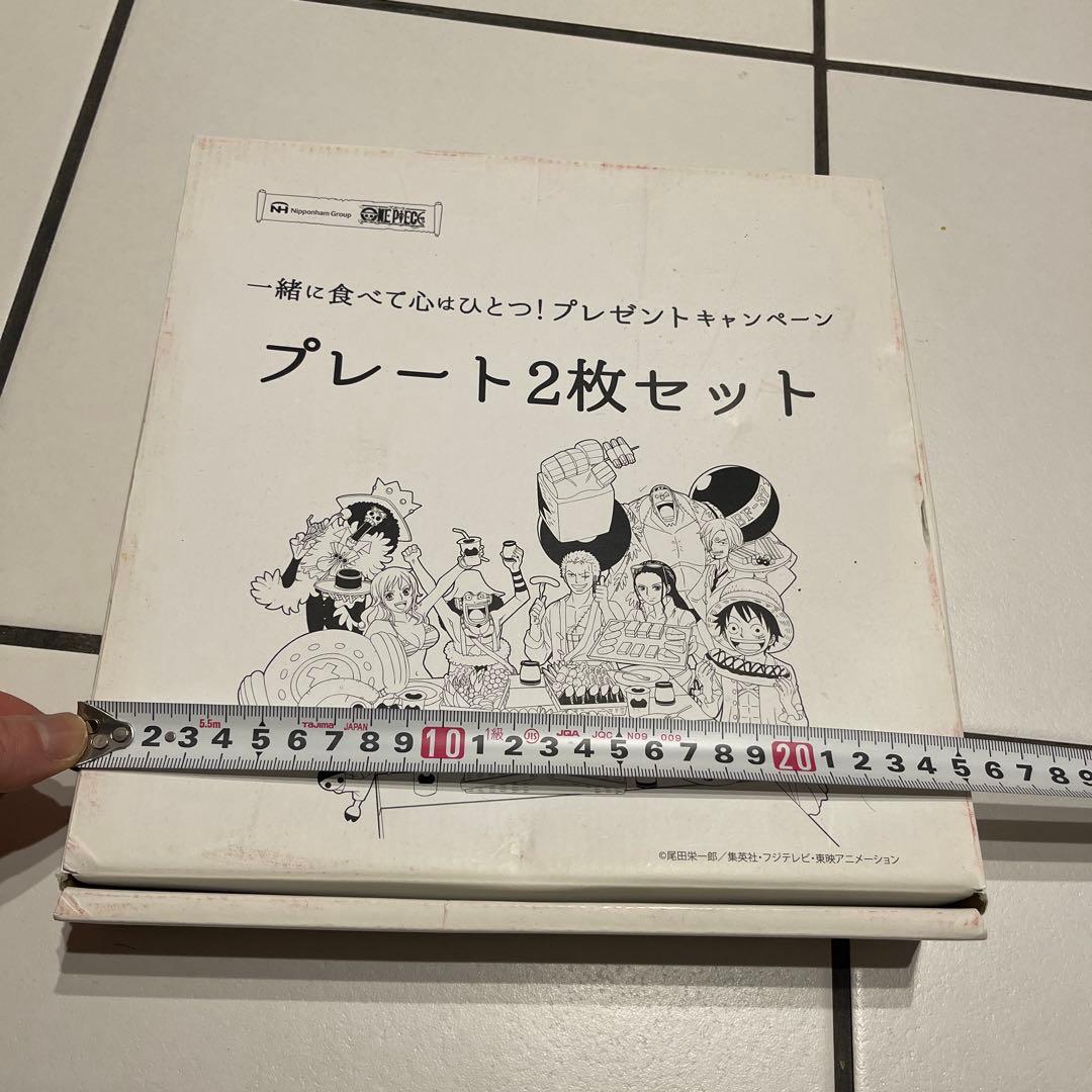 新品未使用　ONE PIECE プレート2枚➕フォーク5本セット