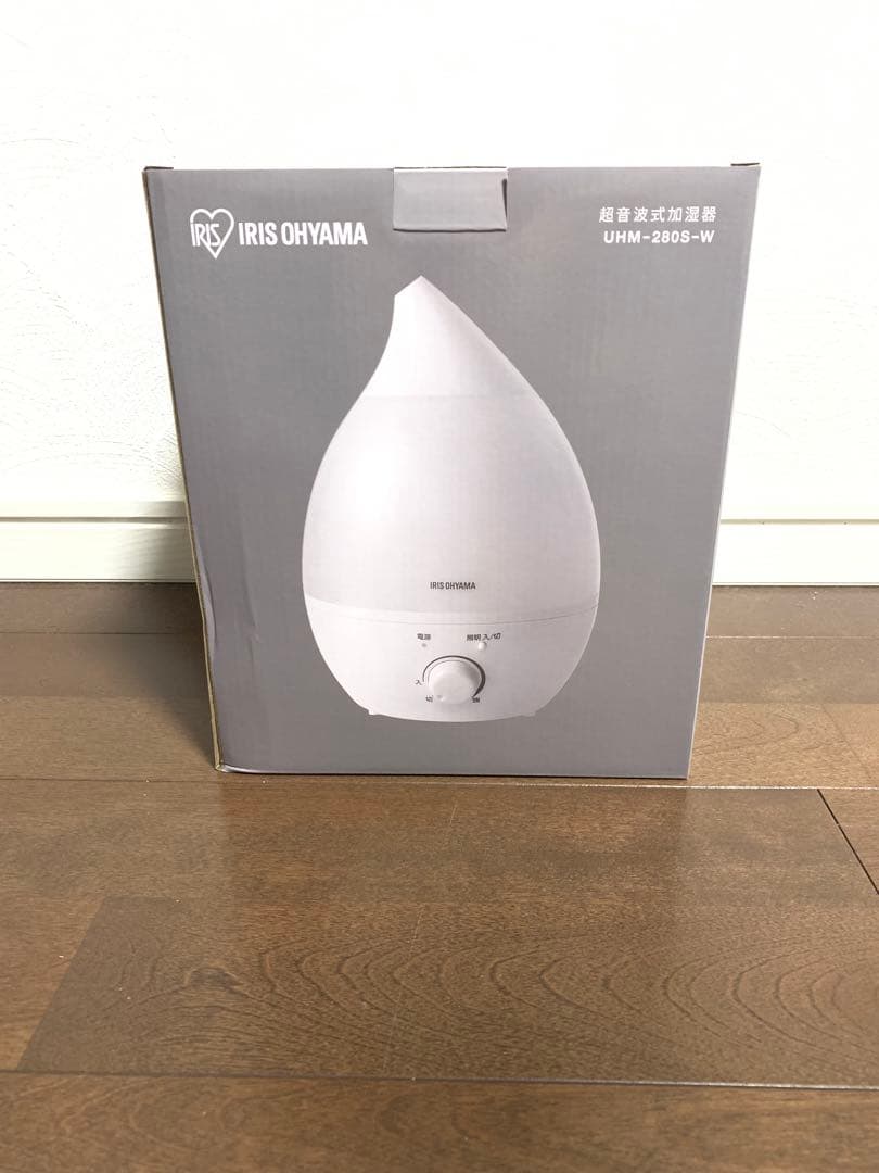 【新品未使用】IRIS OHYAMA UHM-280S-W 超音波式加湿器