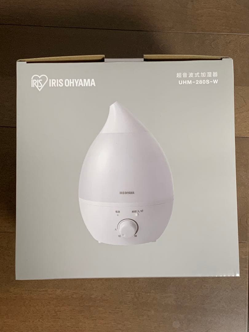 【新品未使用】IRIS OHYAMA UHM-280S-W 超音波式加湿器