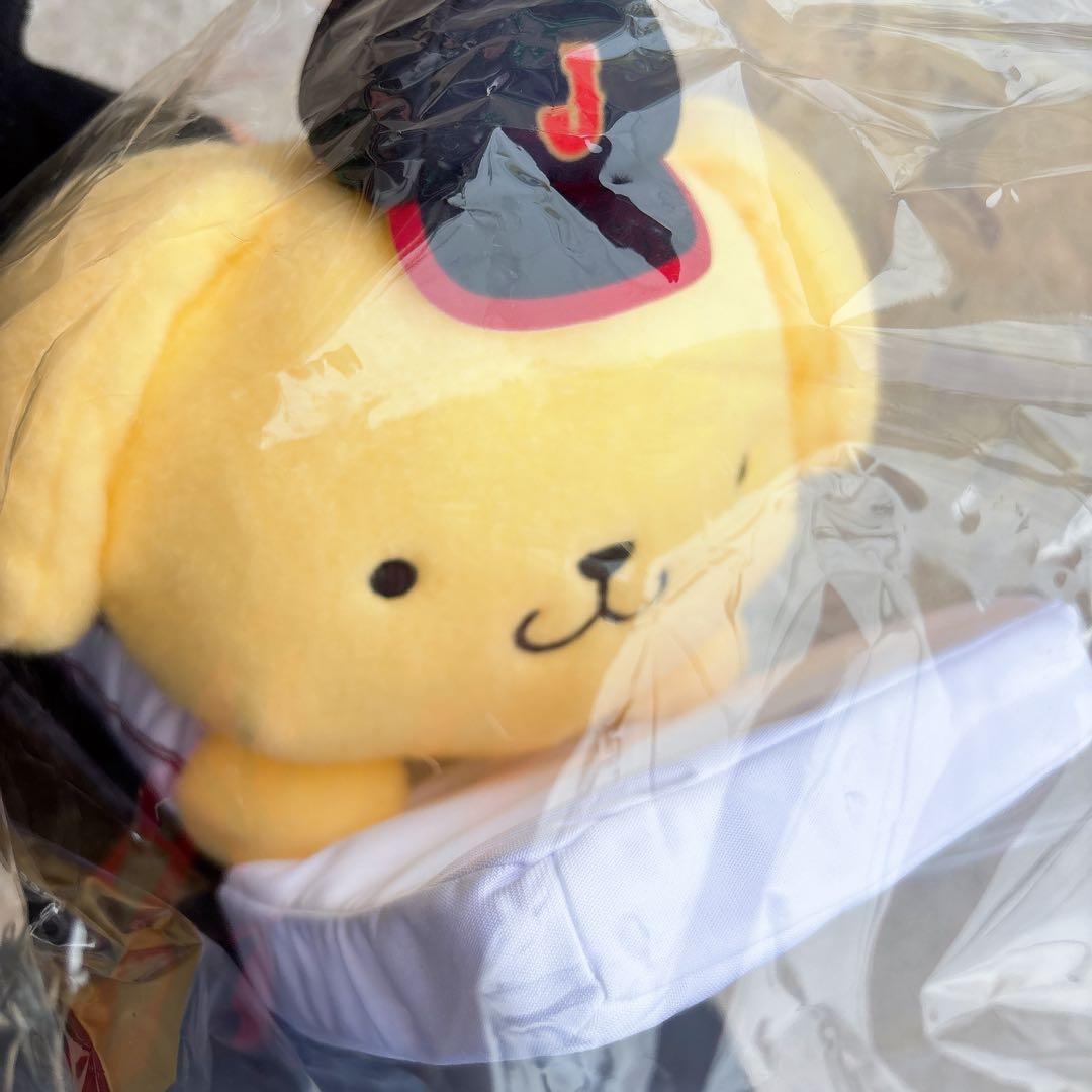 タイトーくじ ♡ サンリオ×侍ジャパン A賞 ポムポムプリン 抱き枕