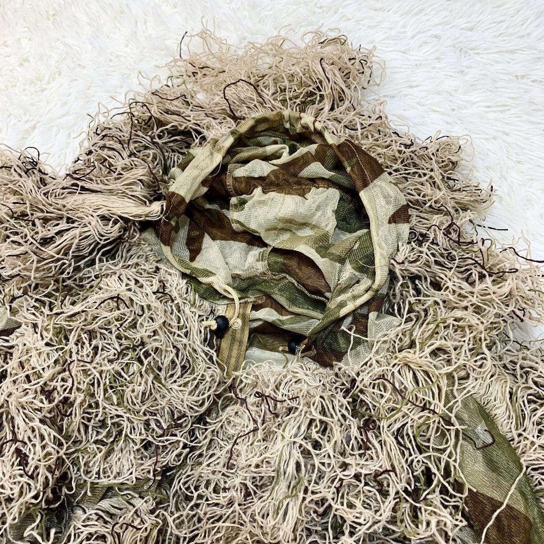 【良品】ギリースーツ　迷彩　カモフラ ポンチョタイプ XL/2XLサイズ