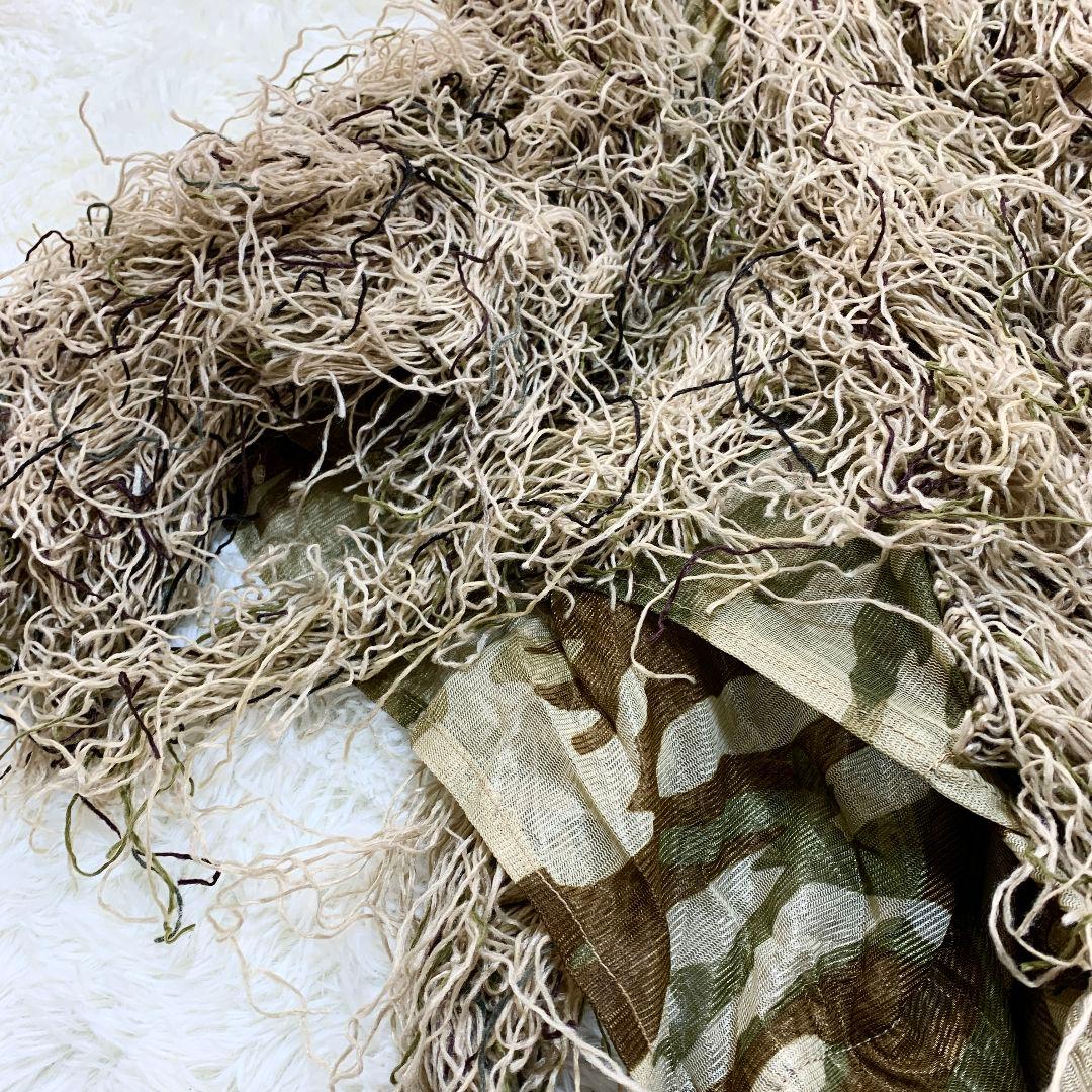 【良品】ギリースーツ　迷彩　カモフラ ポンチョタイプ XL/2XLサイズ