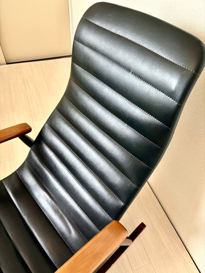 ヴィンテージ 松田家具 ロッキングチェア　フットレスト付き　ミッドセンチュリー