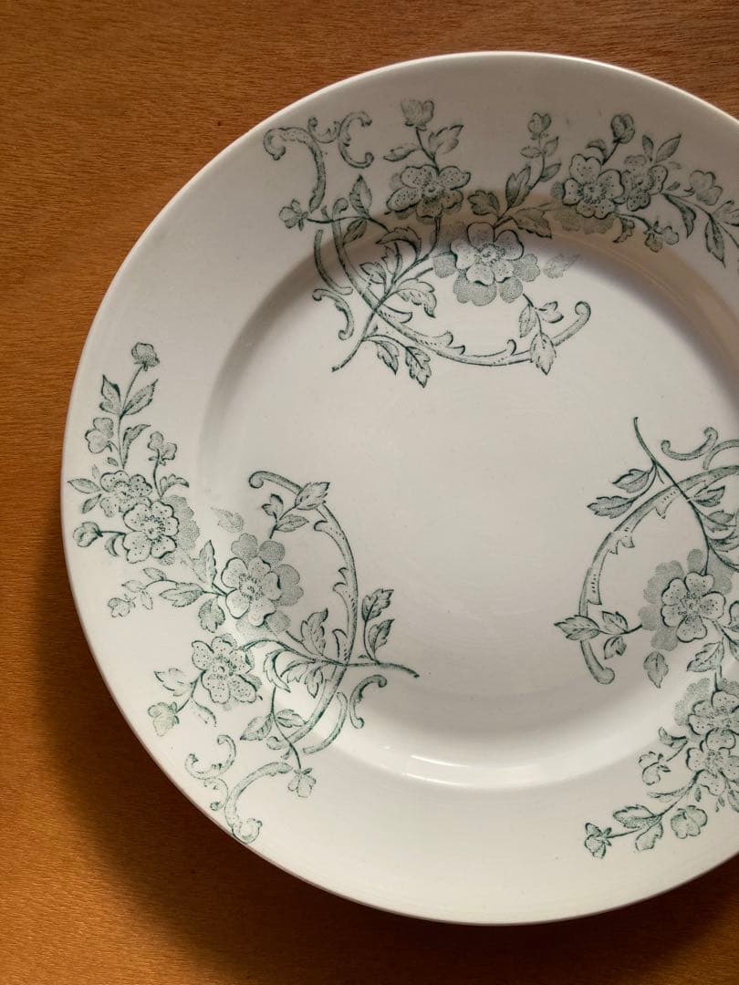 Pexonne　Capri　ペクソンヌ窯　フランス　アンティーク　プレート　平皿