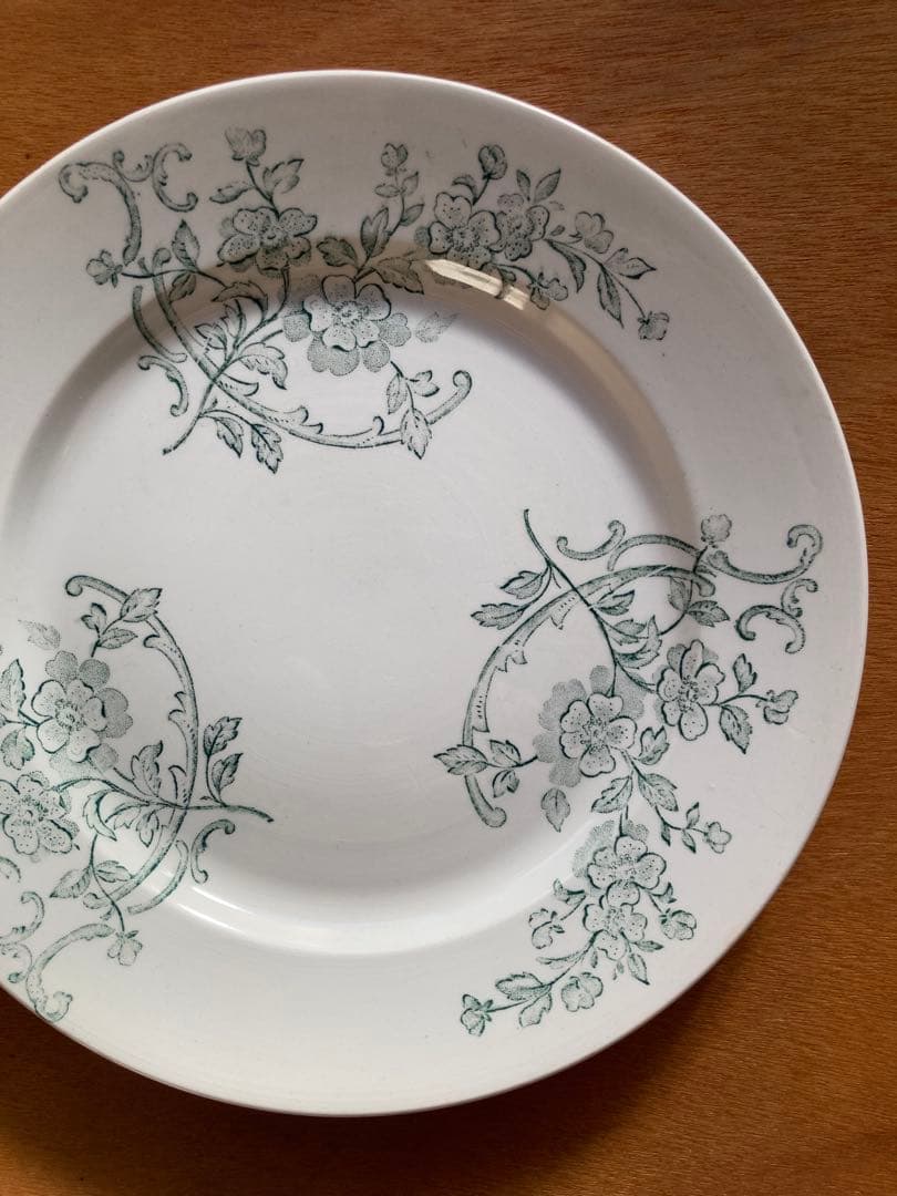 Pexonne　Capri　ペクソンヌ窯　フランス　アンティーク　プレート　平皿