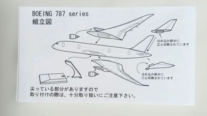エバーライズ　Premium Collection　JAL JA851J　模型