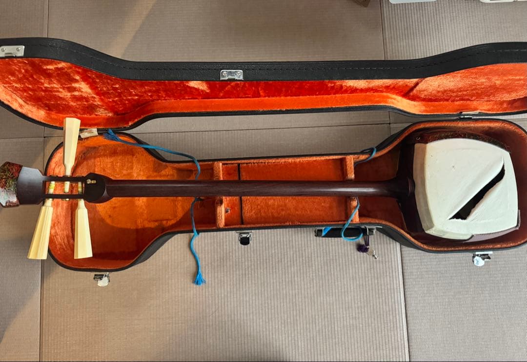 三味線本体 白色ボディ 3弦