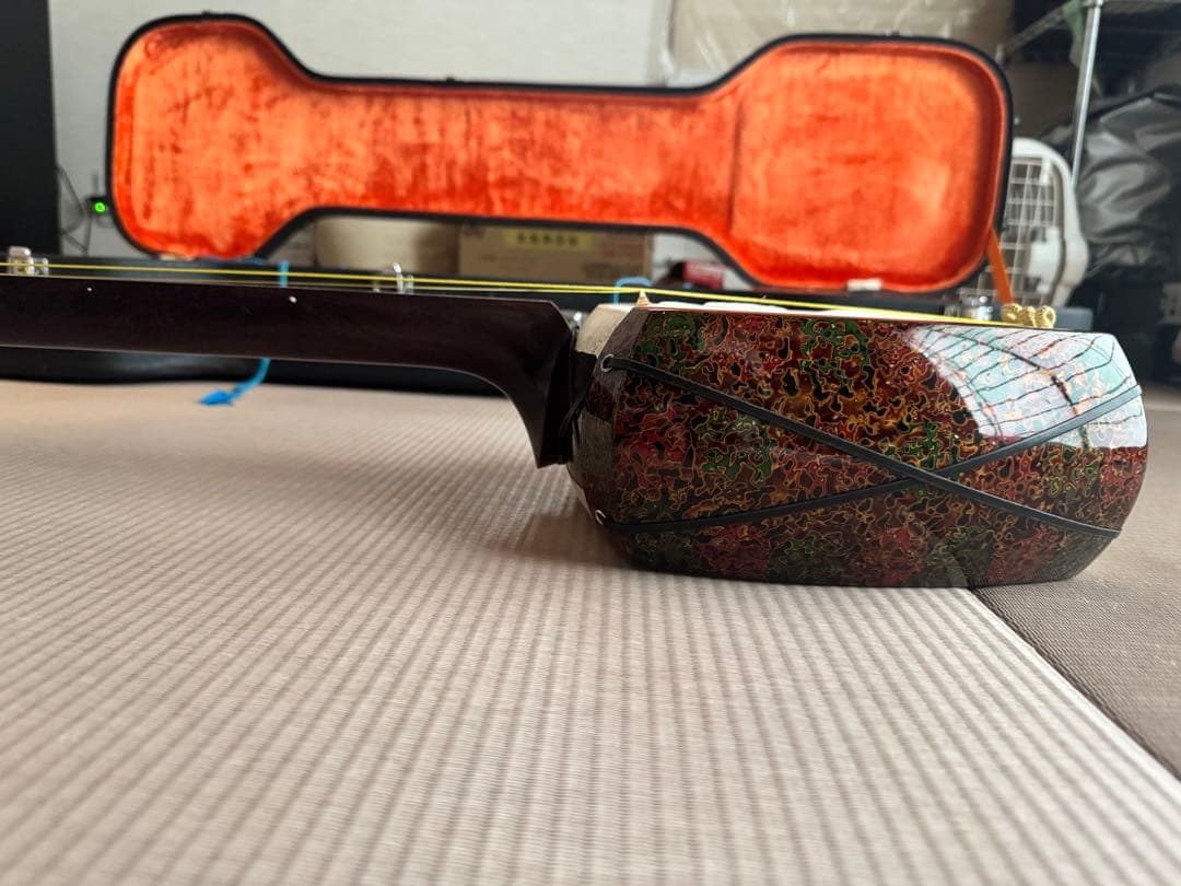 三味線本体 白色ボディ 3弦