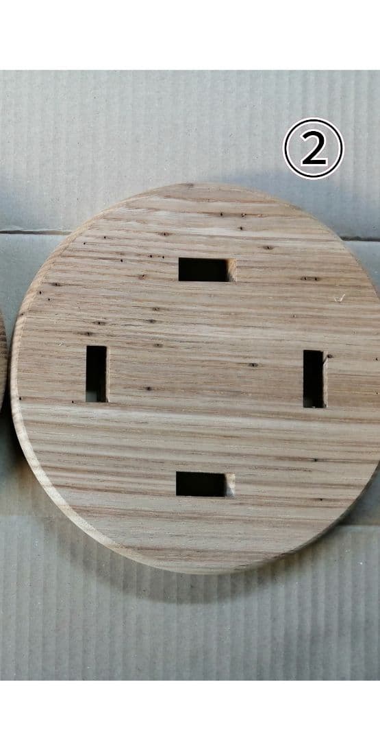栗材スツール　高さ65cmピンホールあり　丸椅子　stool