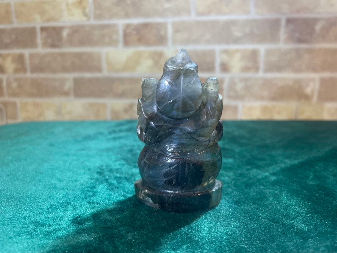 ラブラドライト　ガネーシャ　インド