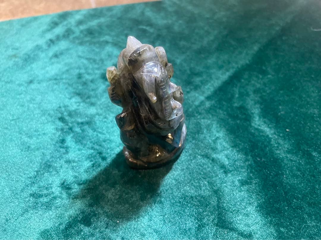 ラブラドライト　ガネーシャ　インド