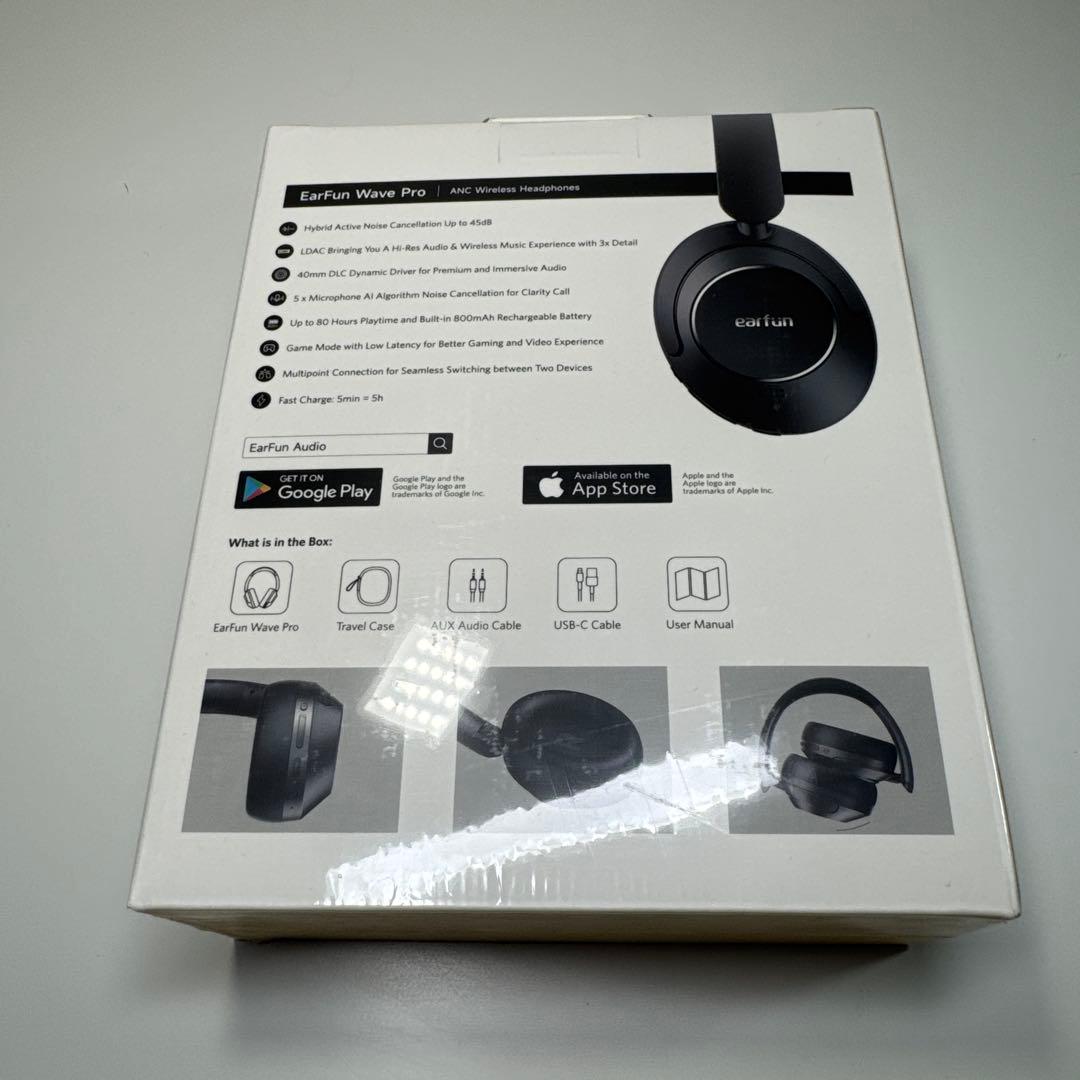 EarFun Wave Pro ワイヤレス ヘッドホン　新品未開封 美品