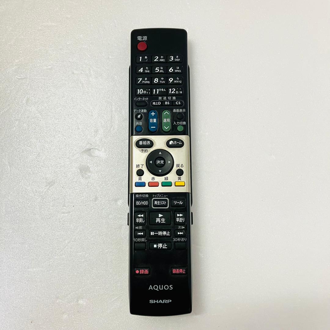 SHARP シャープ 32型液晶テレビ TV ブルーレイ 録画対応 32インチ