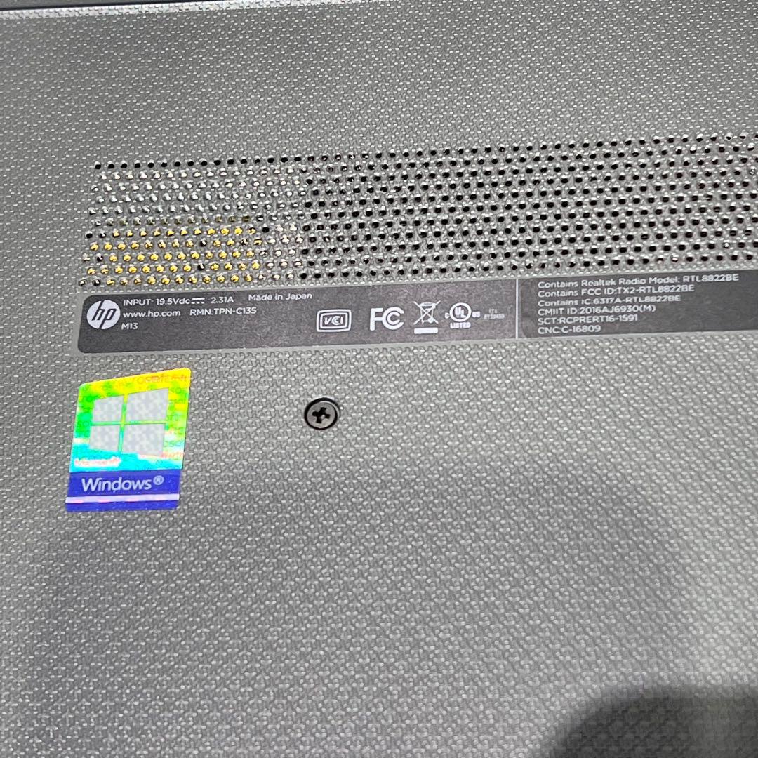 HP 250 G7 Notebook PC ノート　パソコン　初期化済み　可動品
