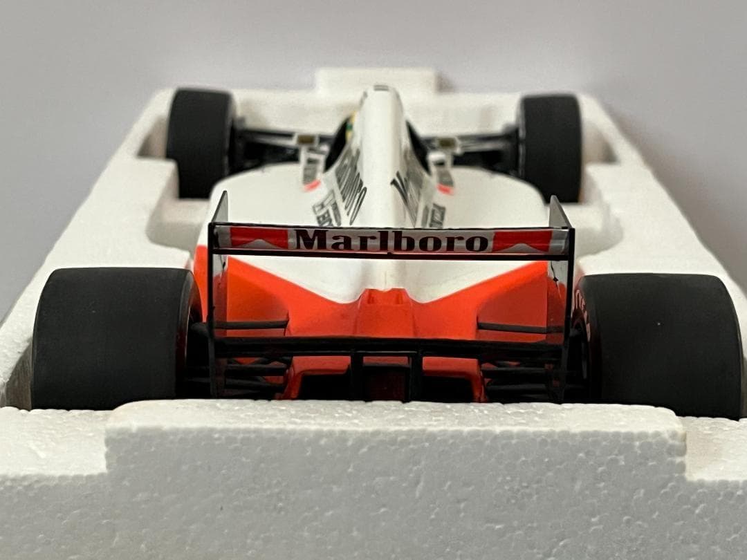 ミニチャンプス 1/18 McLaren Honda MP4/7 A.セナ 難有