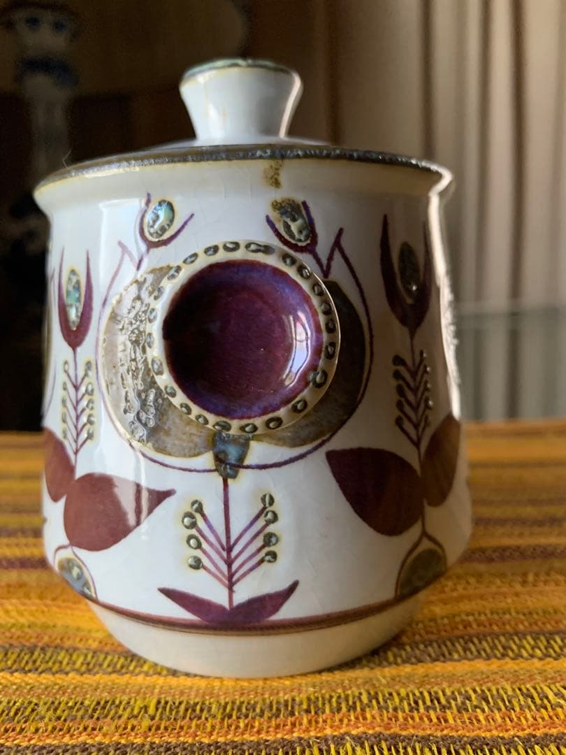 ロイヤルコペンハーゲン　アルメニアビンテージテネラジャムポット！色が綺麗！