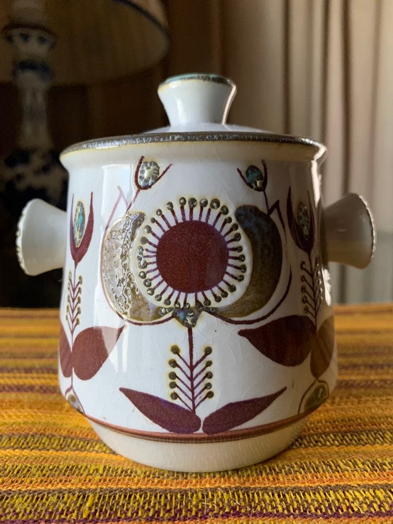 ロイヤルコペンハーゲン　アルメニアビンテージテネラジャムポット！色が綺麗！