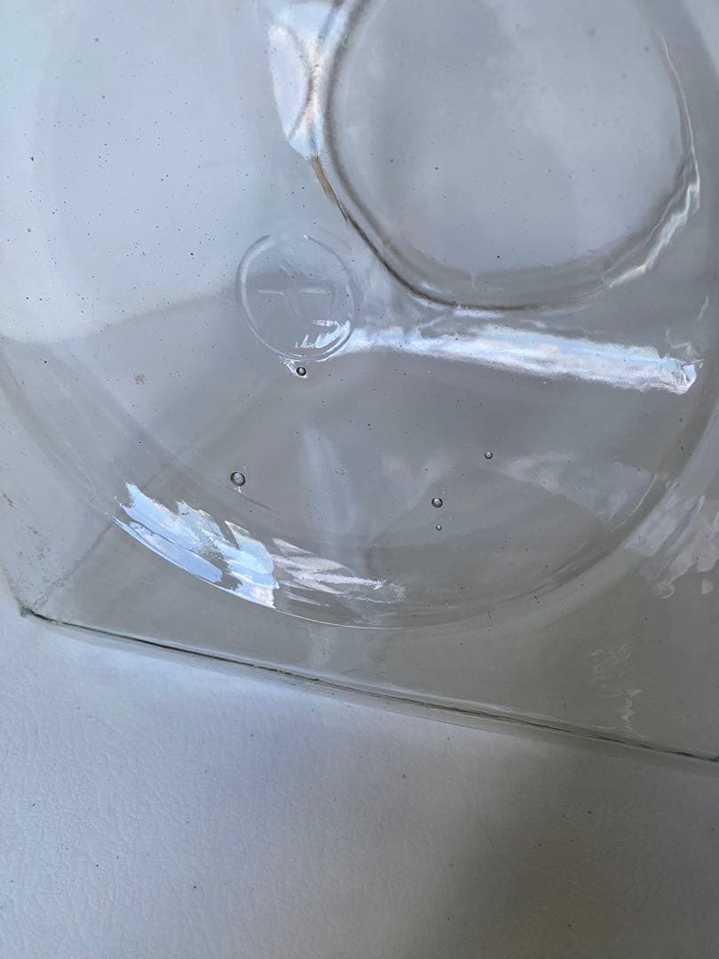 ガラス瓶　昭和レトロ　駄菓子　菓子瓶 瓶レトロ　気泡　アルミ蓋　アンティーク