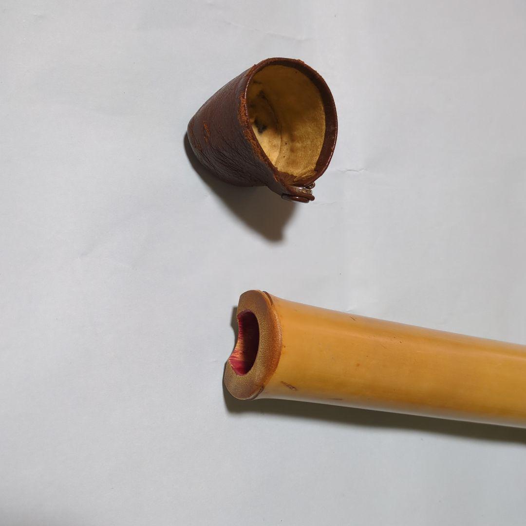 尺八 7孔 約43cm 1尺4寸相当 筒音 F（ツ） 1本物 希少 値下げ中